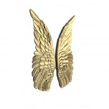 3D model Angel wings symmetry (STL)